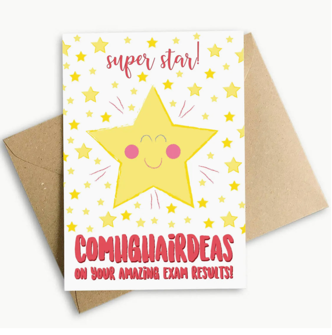 IRISH MADE & DESIGNED GREETING CARD - CONGRATULATIONS - EXAM