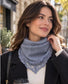 LACE TRIM TRIANGLE SCARF