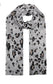 ANIMAL PRINT SCARF - GREY