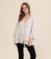 LAYERED HEM LINEN CARDI TOP - 10-16 - BEIGE