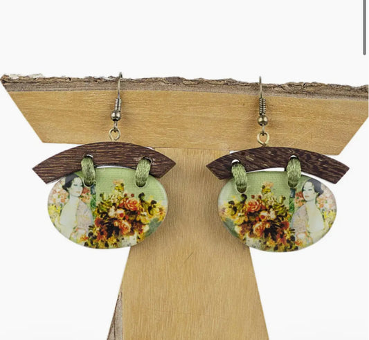 DECOUPAGE EARRINGS