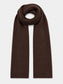 CASHMERE & MERINO WOOL SCARF - BROWN
