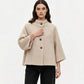 BOUCLE BUTTON JACKET - 10-16 - CREAM