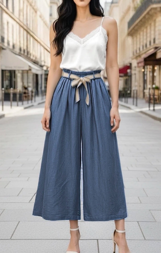 LYOCELL WIDE LEG - 10-16