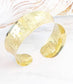 HAMMERED CUFF - GOLD