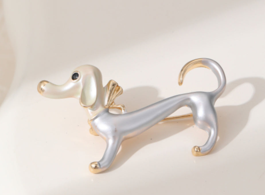 DOG BROOCH