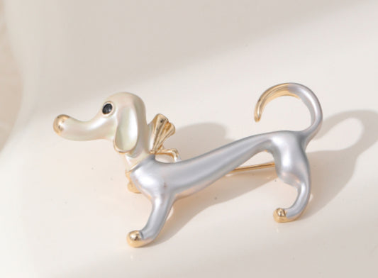 DOG BROOCH