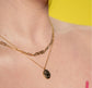 DKMV - HEART STRONG DISC CHAIN - GOLD PLATED