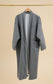 WOOL BLEND COAT - GREY - FREE SIZE