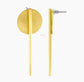 DNSK - CIRCLE BAR EARRINGS