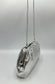 RUCHED OCCASION BAG - SILVER