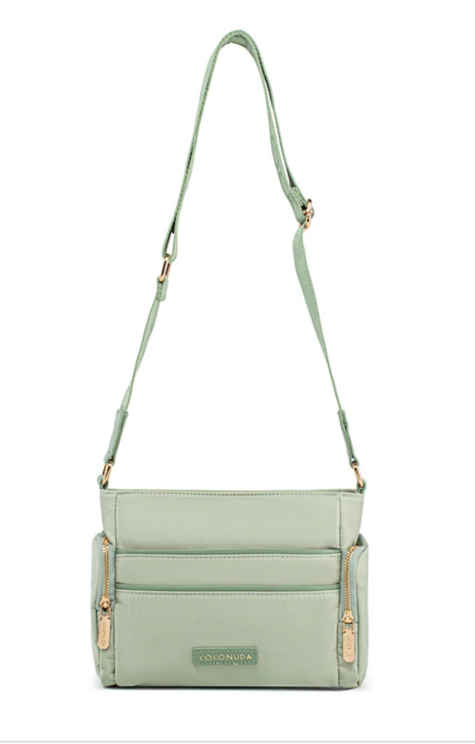 NYLON CROSSBODY - GREEN
