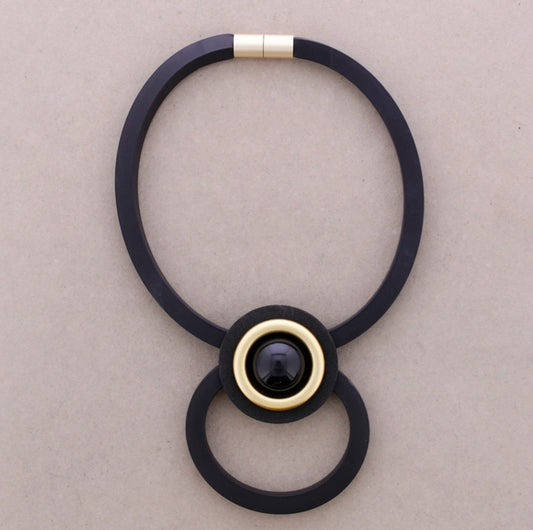 RUBBER CIRCLE NECKLACE
