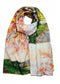 DOUBLE SIDED SATIN ART PRINT SCARF