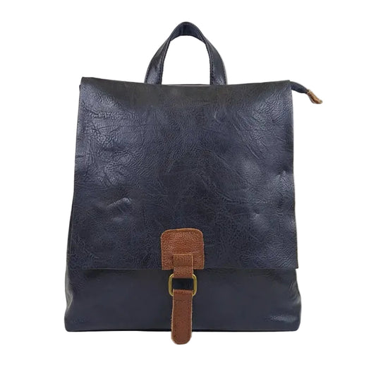 SATCHEL STYLE RUCKSACK - NAVY