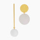 DNSK - ASYMMETRIC STUD EARRINGS