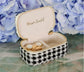 TRAVEL JEWELLERY CASE - HOUNDSTOOTH