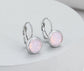 CRYSTAL DROP EARRINGS - CANDY PINK