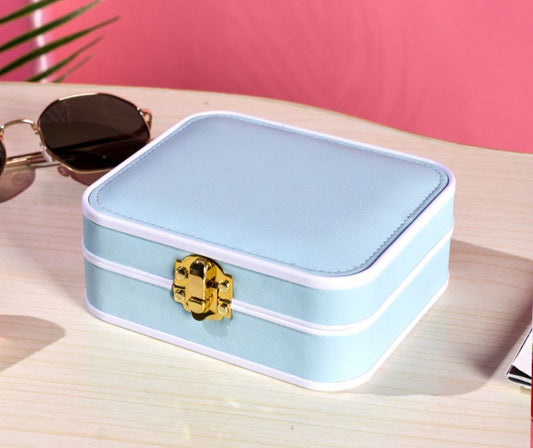 BABY BLUE MED SIZED JEWELLERY BOX