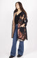 QUILTED FLORAL COAT WITH HOOD - 10-16 - BROWN