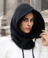 WOOL BLEND HOOD ‘N SNOOD