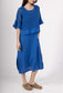 COTTON 2 PART DRESS - 8-14 - COBALT BLUE