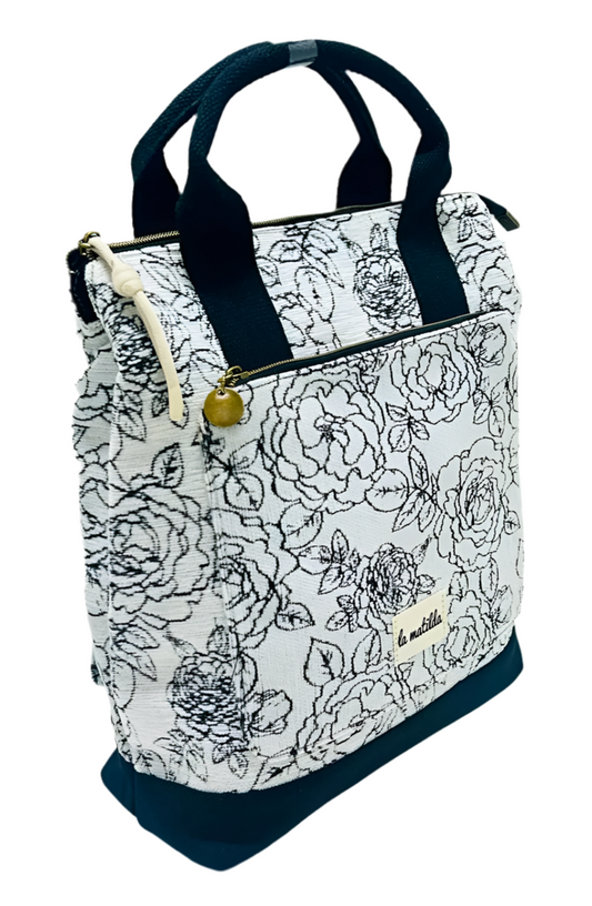 FABRIC PRINT BACKPACK