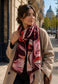 FLORAL FOIL SCARF