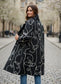 OVERSIZED WATERFALL COAT - 12-18 - BLACK - WOOL BLEND