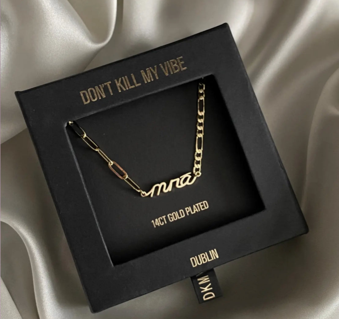 DKMV - MNA POWER CHAIN - 14CT GOLD PLATED