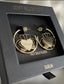 HEART STRONG CLADDAGH HOOP EARRINGS - GOLD PLATED
