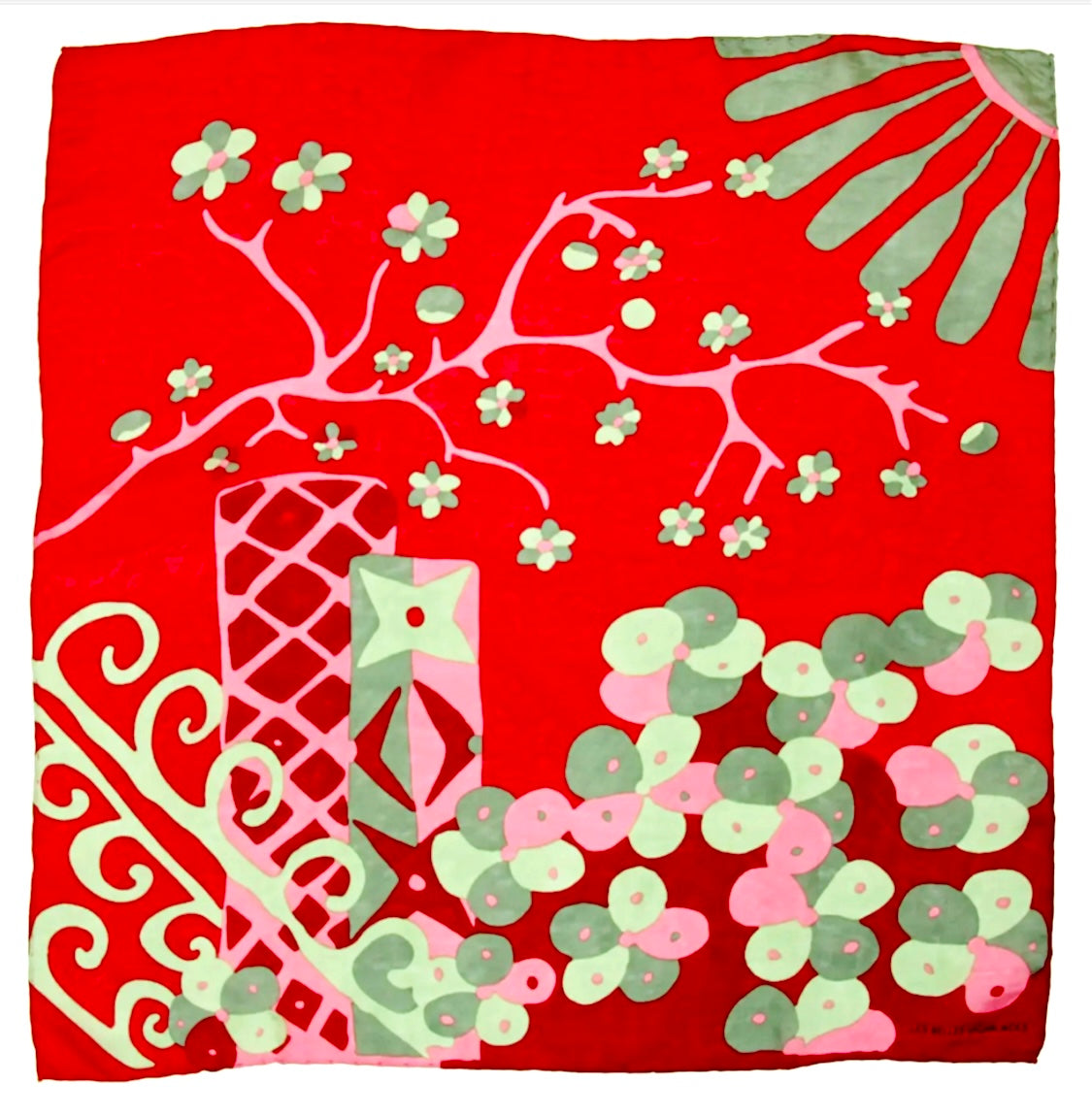 SILK SQUARE SCARF