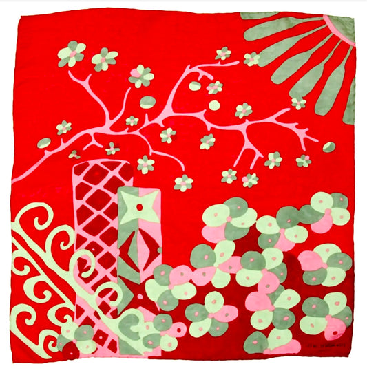 SILK SQUARE SCARF