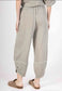 COTTON/LINEN BLEND TULIP HEM PANTS - 10-16 - LIGHT KHAKI