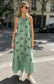 LEAF EMBROIDERY DRESS - 8-14 - MINT