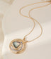 CIRCLE STONE PENDANT