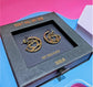 DKMV HAVE MY HEART CLADDAGH HOOP EARRINGS - 14CT GOLD PLATED