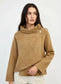 SIDE TIE COAT- 10-16 - CAMEL