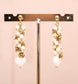 NEUTRAL BEAD STATEMENT EARRINGS