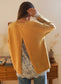 LACE BACK KNIT - 10-16 - MUSTARD
