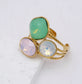 ADJUSTABLE CRYSTAL RING