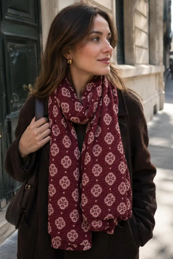 FOIL PRINT SCARF