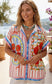 LINEN BLEND MULTI PRINT SHIRT - 10-16