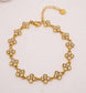 FLOWER CRYSTAL BRACELET - WHITE