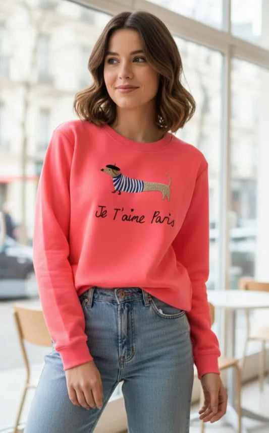 COTTON BLEND DOG SWEATSHIRT- 10-16