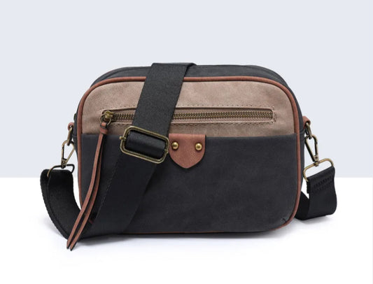 CROSSBODY CAMERA BAG - BLACK