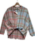 PASTEL CHECK BLOUSE - 10-16