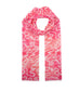 ABSTRACT PRINT SCARF - FUSCHIA