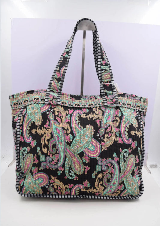 REVERSIBLE QUILTED TOTE BAG
