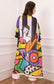 ABSTRACT KIMONO - FREE SIZE